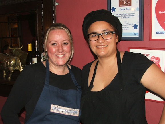 Amy and Rita at Casa Ruiz