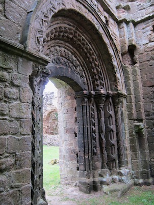 Arch & tympanum - processional door