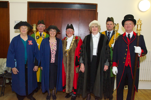 Cllr Ray Gill is sworn in as Bridgnorth's new Mayor