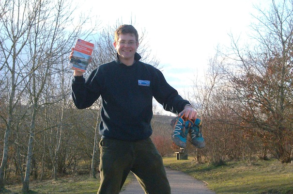 Ed Andrews pictured with the June Trail Race