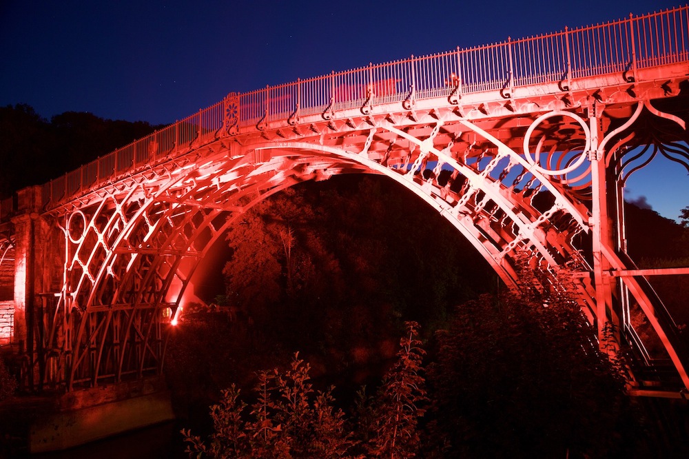 ironbridge lit up