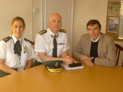 Michelle Brotherton and Anthony Marsh from WMAS at the meeting with Philip Dunne MP