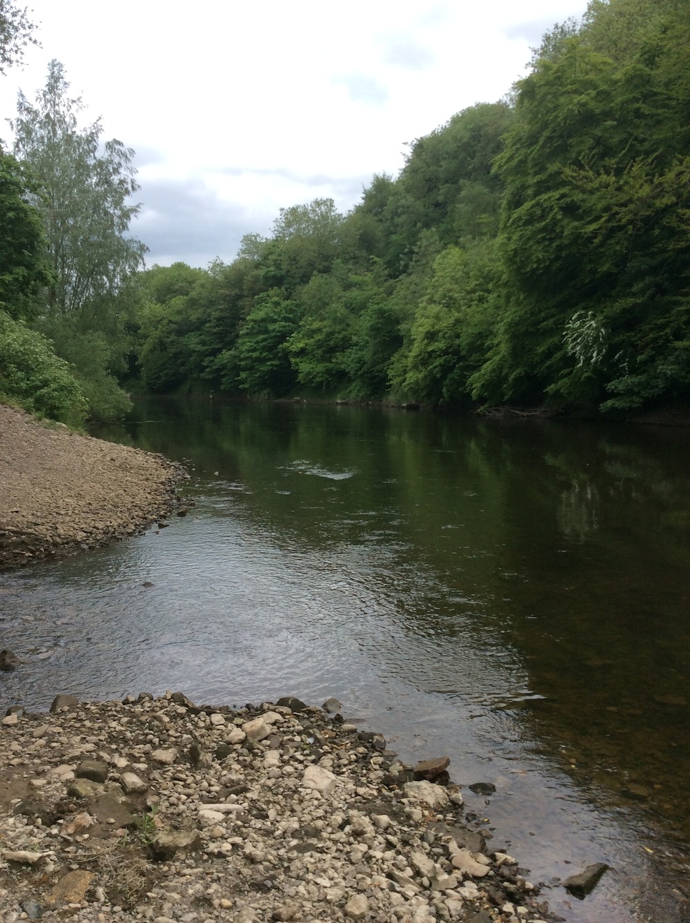 River Severn at Coalbrrokdale where Webb learnt to swim