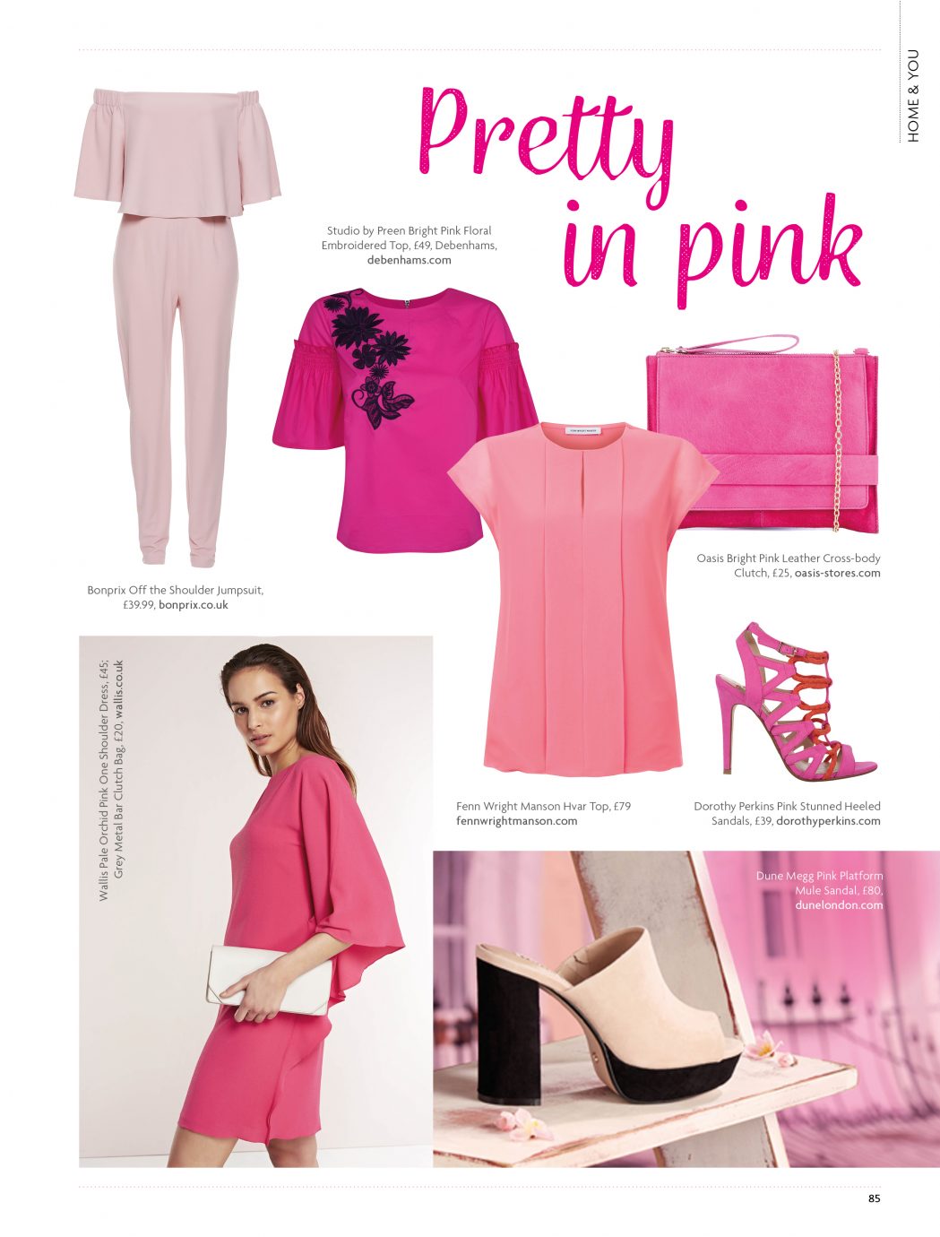 Pretty in pink...